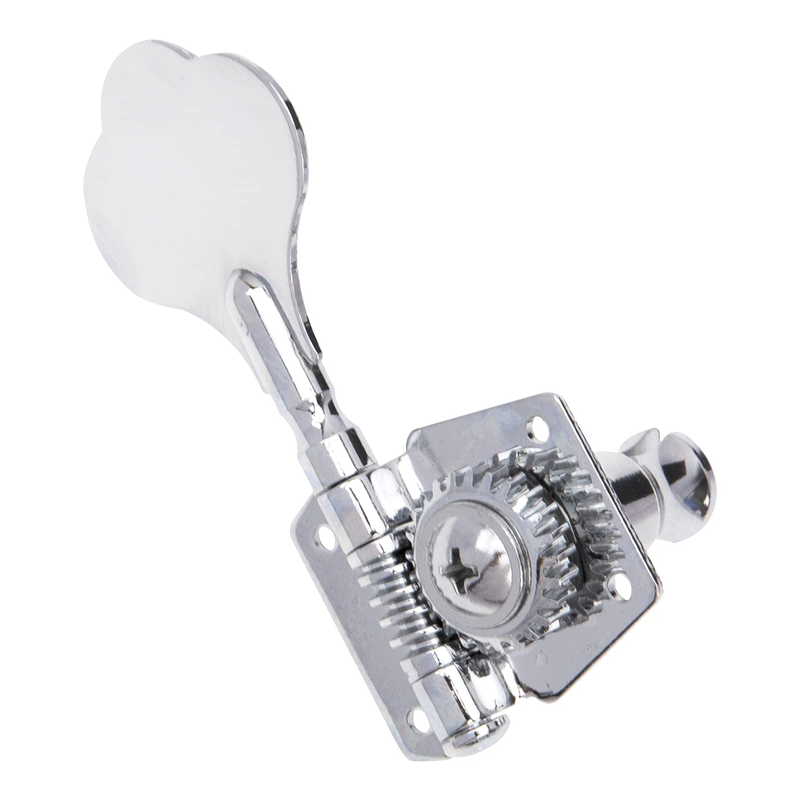 4Pcs Yootones Open Gear Machine Heads Tuners Tuning Pegs 2 Left 2 Right Compatible with 4 Strings Fender Precison Jazz Bass Guit